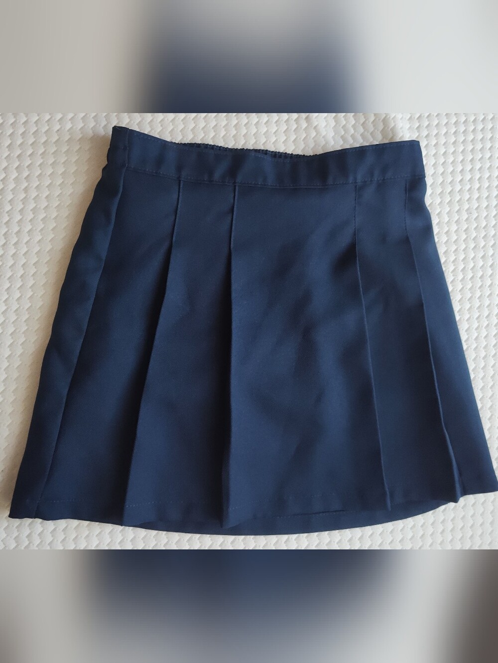 Classic Pleated Navy Skirt Skort Uniform Navy Blue girl's Wonder Nation Size 10